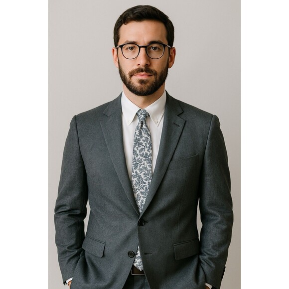 RARE Vintage Frankie Welch Men’s Spice Garden Tie Botanical Herb Print Necktie - Picture 2 of 6